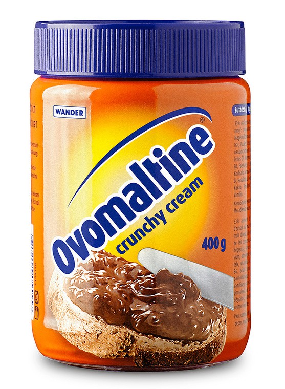 Ovomaltine Crunchy Cream, 800g (Chocolate Spread, 2 X 400g Jars)