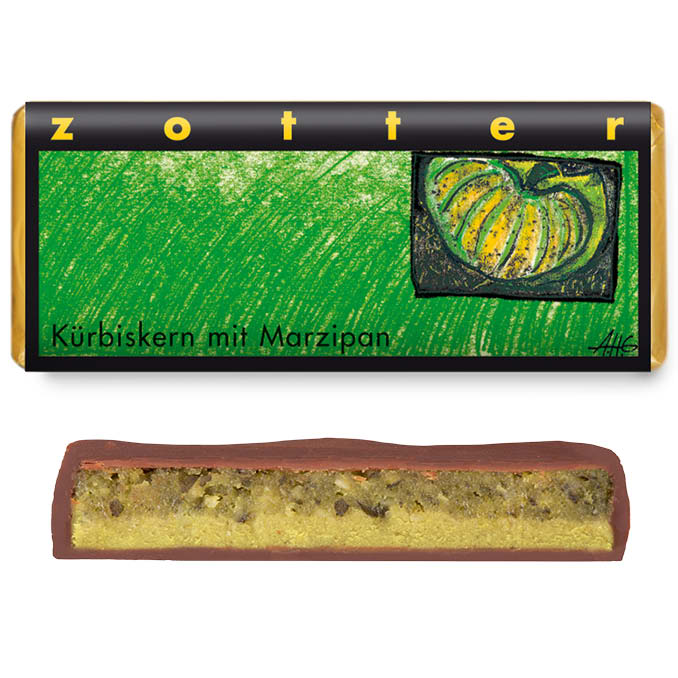 Chocolate Pumpkin Seed Marzipan Organic