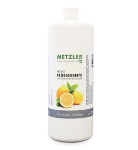 Whey liquid soap with lemon oil and chamomile refill pack Metzler