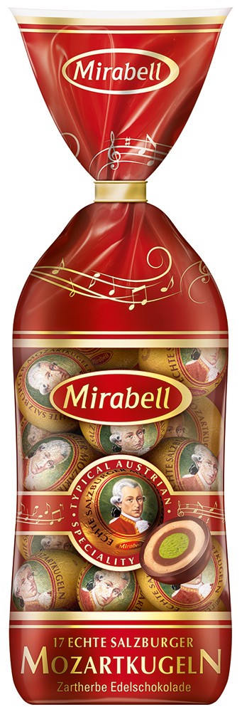 Mirabell Mozart Balls transparent bag 16 pcs.