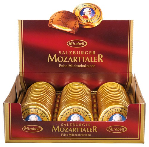 Mozart Chocolate Coins Mozarttaler Mirabell 48 pcs.
