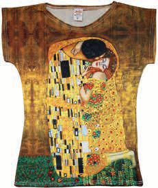 excitation Indeholde analysere Women T-Shirt Gustav Klimt The Kiss / Clothes - OnlineFromAustria.com