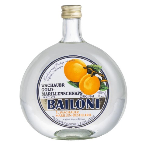 Gold Apricot Schnaps Bailoni 1L