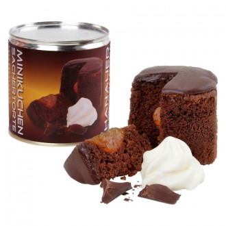 Organic Sacher Cake in the Can