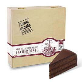 Sacher Cake 500g in wooden box