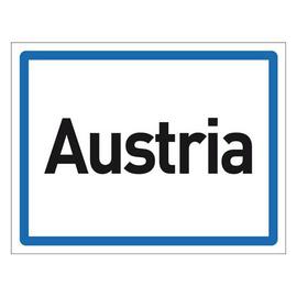 Fridge Magnet Country Name Sign Austria