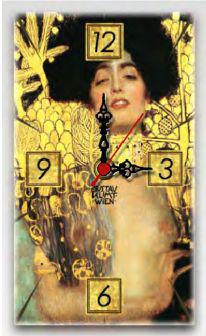 Wooden Wall Clock Gustav Klimt Judith
