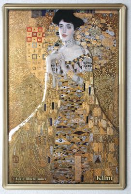 Plechová cedule Klimt: Adele