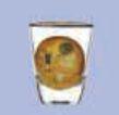 Shot Glass Gustav Klimt