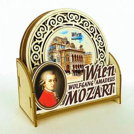 Beverage coasters Mozart Vienna