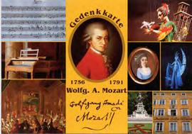 Postcard Mozart