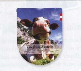 3D Sticker Austria Cow