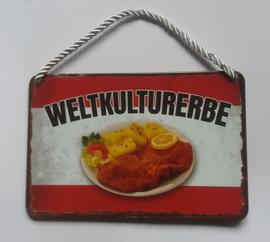 Tin Sign Wiener Schnitzel