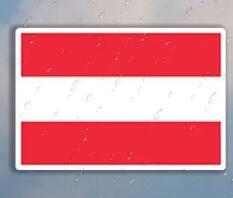 Sticker Austria Flag