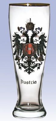 Shot Glass Double-headed Eagle / Austria / Souvenirs Austria