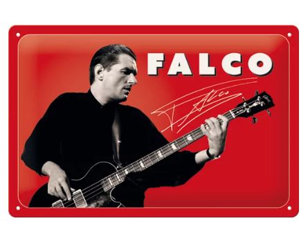 Metal Sign Falco Bass