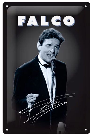 Metal Sign Falco Smoking