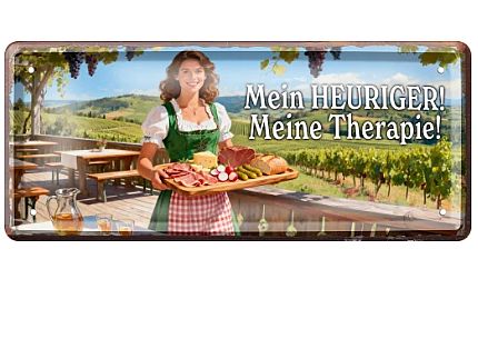 Tin Sign Mein Heuriger