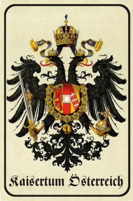 Tin Sign Kaisertum Österreich (Empire of Austria)
