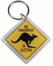 Keychain No kangaroos in Austria