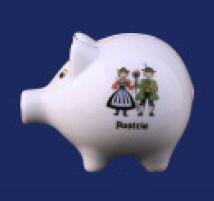 Savings Piggy Bank Trachtenpaar