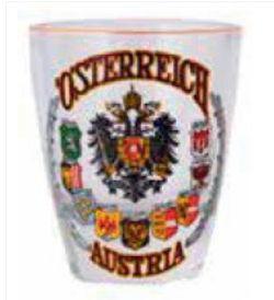 Shot Glass Austria (9 coat of arms)