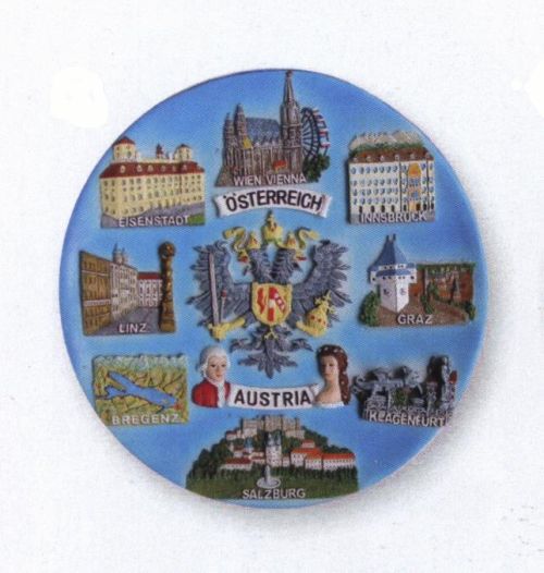 Plate Austria 20 cm / Austria / Souvenirs Austria 