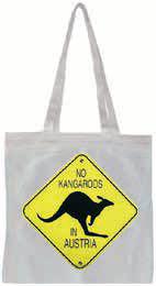 Cotton Bag No kangaroos in Austria