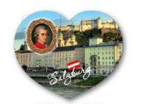 Fridge Magnet Salzburg Heart