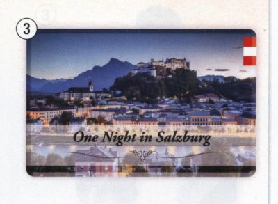 Fridge Magnet Salzburg Night