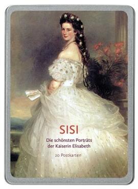 Postcard-Set Sisi in Tin Can