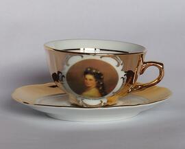 Coffee Cup Sissi Gold