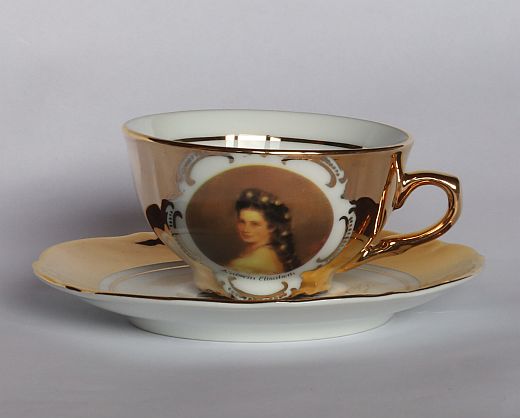Coffee Cup Sissi Gold