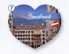 Fridge Magnet Innsbruck Heart