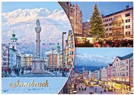 Fridge Magnet Innsbruck in Winter