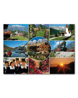 Postcard Tyrol multi