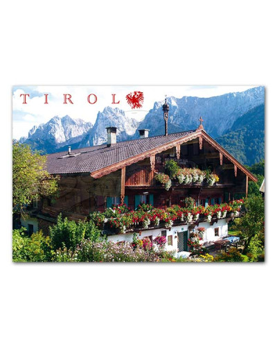 Postcard Tyrol Mountain Farm