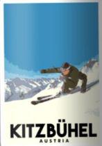 Sticker Kitzbühel Ski