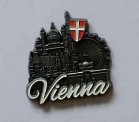 Fridge Magnet Vienna Metal Sights
