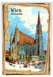 Postcard Vienna Stephansdom