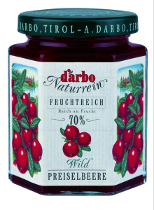 Wild Cranberry Jam Darbo 200g